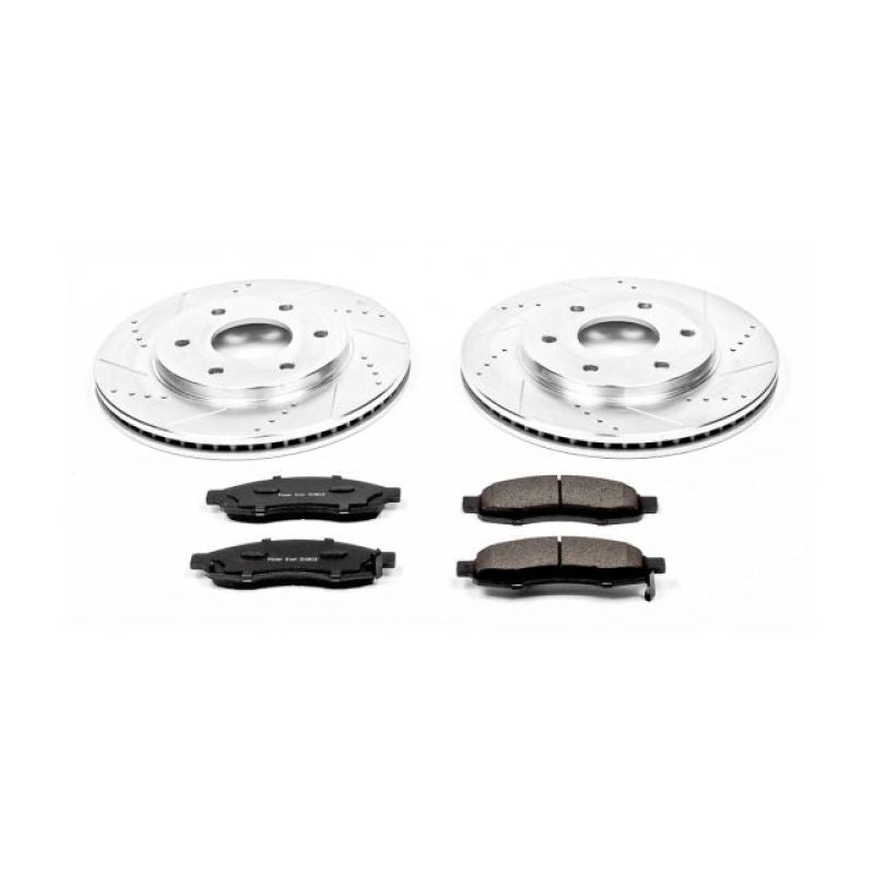 PSB Z23 Evolution Kit - Power Stop 04-05 Infiniti QX56 Front Z23 Evolution Sport Brake Kit