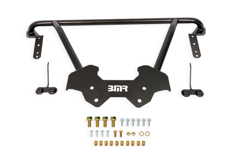 BMR Chassis Reinforcement Braces - BMR Suspension 64-72 GM A-Body Front Reinforcement Brace - Black Hammertone