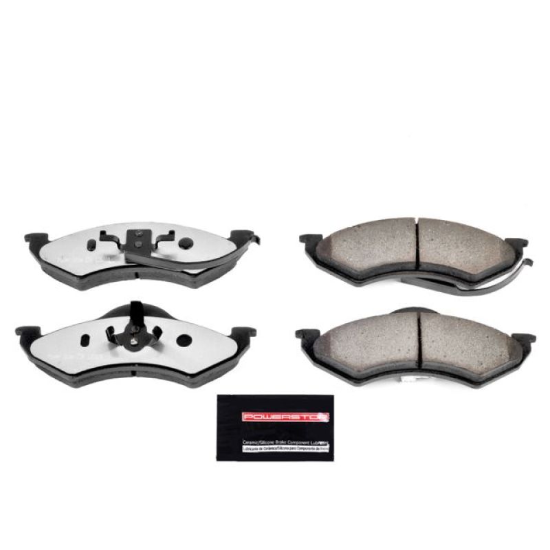 PSB Z36 Truck & Tow Brake Pads - Power Stop 1999 Dodge Dakota Front Z36 Truck & Tow Brake Pads w/Hardware