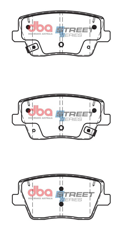 DBA Street Series Brake Pads - DBA 22-23 Hyundai Veloster (300mm Rear Rotor) Street Series Rear Brake Pads