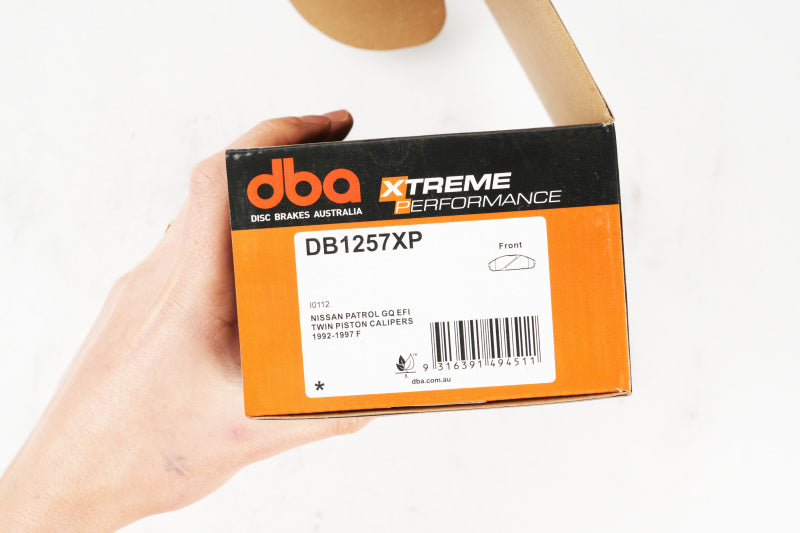 DBA XP Performance Brake Pads - DBA 89-97 Nissan Patrol (Y60) XP Performance Front Brake Pads