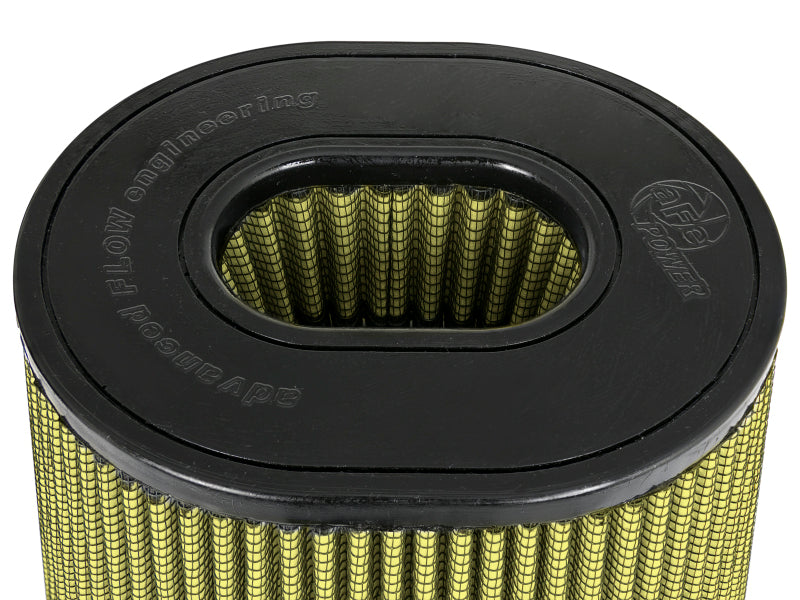 AFE Universal Pro-G 7 Filter - aFe Magnum FLOW Pro GUARD 7 Replacement Air Filter 4.5 F / (9x7.5) B / (6.75 x 5.5) T (Inv) / 9in. H