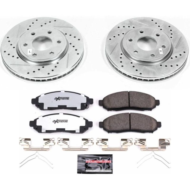 PSB Z36 Truck & Tow Kit - Power Stop 05-18 Nissan Frontier Front Z36 Truck & Tow Brake Kit
