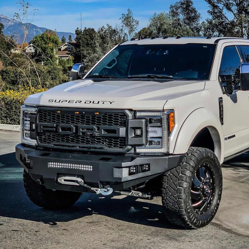 WES HDX Front Bumpers - Westin 17-22 Ford F-250/350 Pro-Series Front Bumper- Textured Black