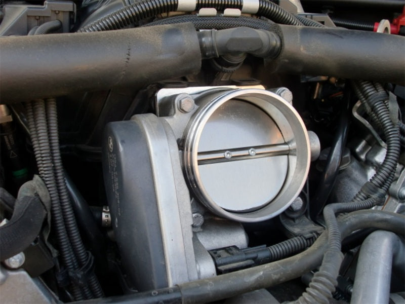 AFE Silver Bullet TBS CARB Approved - aFe Silver Bullet Throttle Body Spacers TBS BMW 5 Series (E60) 06-10 V8-4.8L
