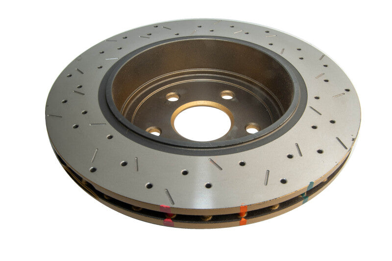 DBA 4000 Slot&Drill Rotors - DBA 06-10 Jeep Grand Cherokee SRT-8 360mm Dia Rear Drilled & Slotted T3 4000 Series Rotor