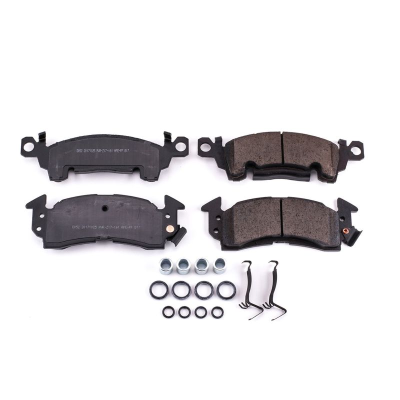 PSB Z17 Evolution Brake Pads - Power Stop 73-75 Buick Apollo Front or Rear Z17 Evolution Ceramic Brake Pads w/Hardware