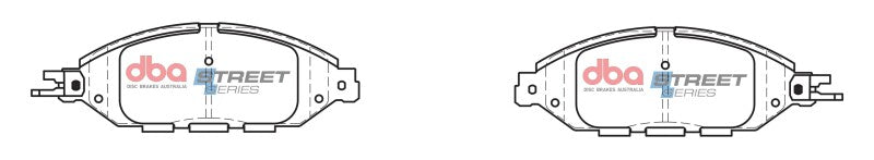 DBA Street Series Brake Pads - DBA 2013 Infiniti JX35 Street Series Front Brake Pads