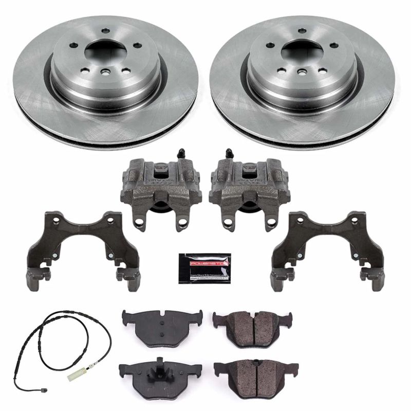 PSB Autospecialty Kit w/Cals - Power Stop 13-15 BMW X1 Rear Autospecialty Brake Kit w/Calipers