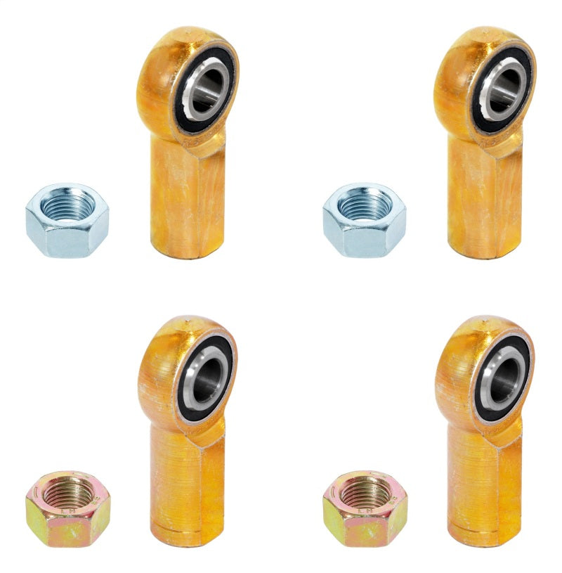 ROK Sway Bar Endlinks - RockJock JT Rear Adjustable Sway Bar End Link Rod End Pack