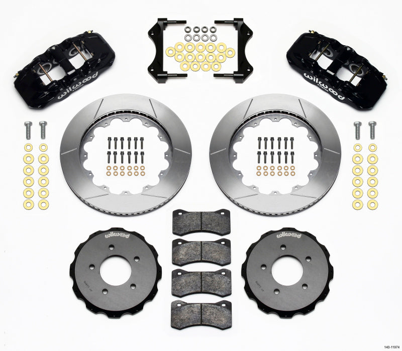 WIL Aero Brake Kit - Wilwood AERO6 Front Hat Kit 14.00 99-06 BMW E46
