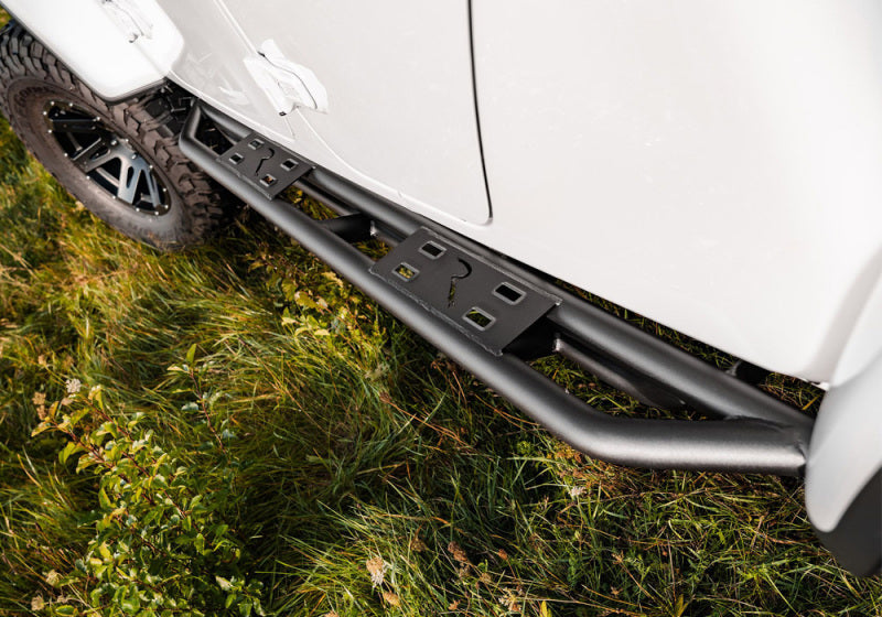 RAM Side Steps - Rampage 20-22 Jeep Gladiator SRS Sidebar Rock Crawler Steps - Black