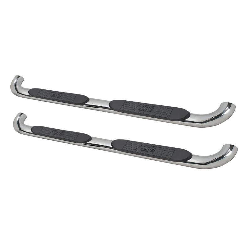 WES Nerf Bars - Platinum 4 - Westin 19-20 Dodge Ram 1500 Crew Cab (Except Classic) 4 Oval Nerf Step Bars - Stainless Steel