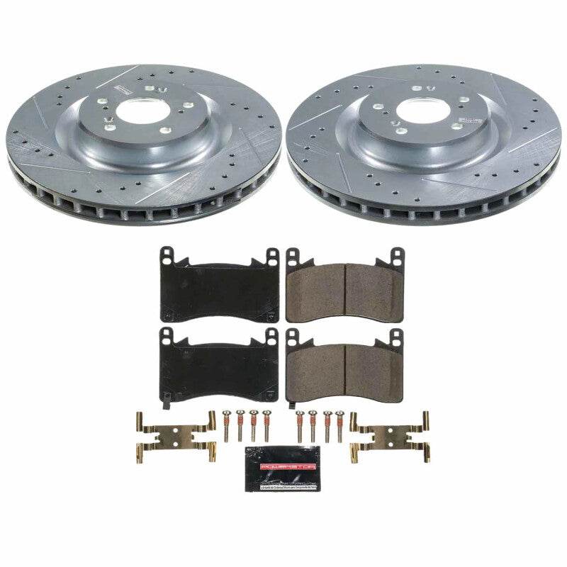 PSB Z23 Evolution Kit - Power Stop 21-23 Acura TLX Front Z23 Evolution Brake Kit