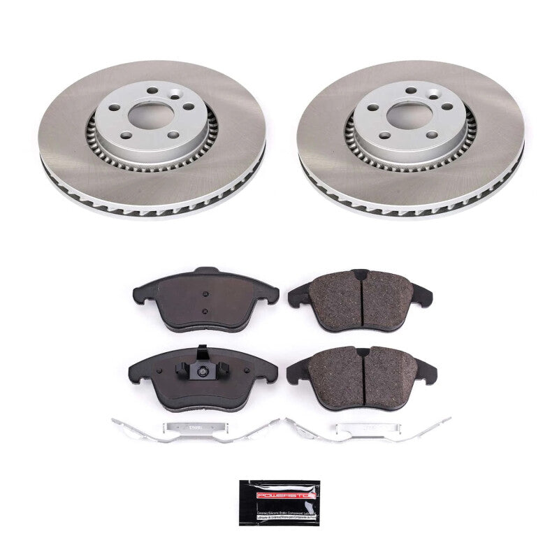 PSB Semi-Coated Rotor Kits - Power Stop 08-15 Land Rover LR2 Front Semi-Coated Rotor Kit