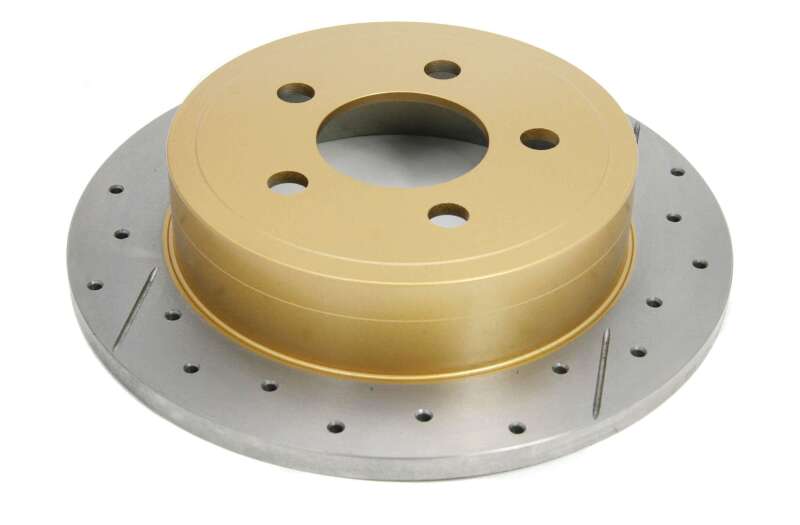 DBA Street Slot&Drill Rotors - DBA 03-07 Jeep Liberty Rear Street Drilled & Slotted Rotor