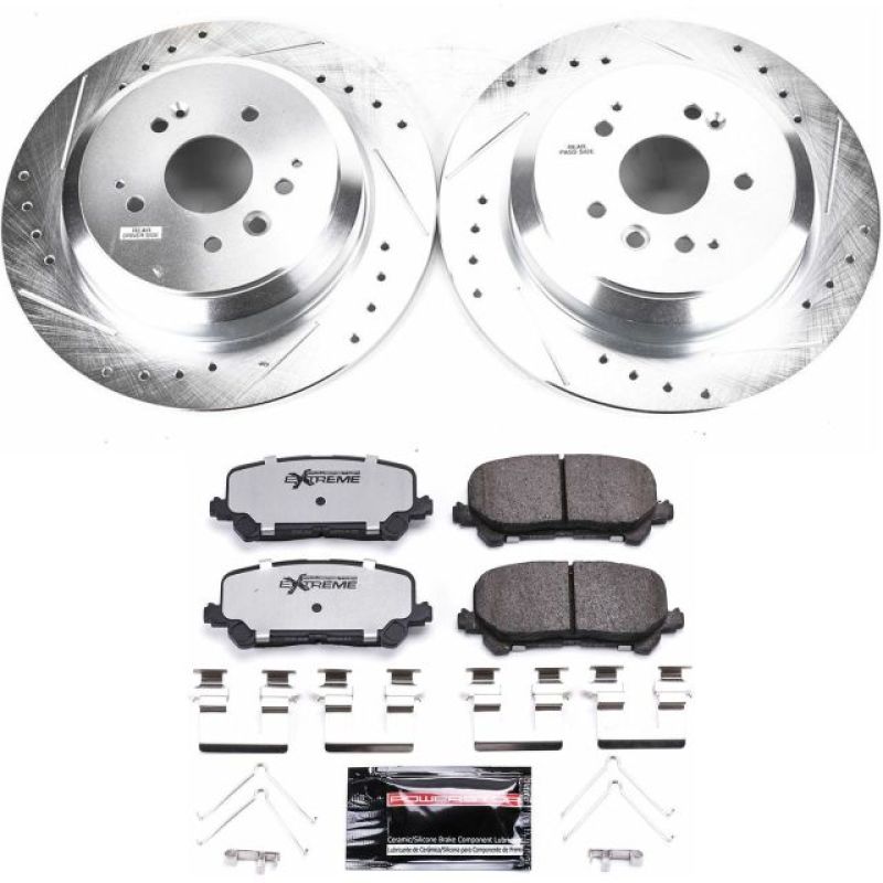 PSB Z36 Truck & Tow Kit - Power Stop 14-16 Acura MDX Rear Z36 Truck & Tow Brake Kit