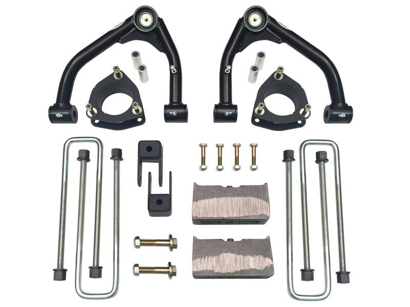 TUF Lift Kits - Tuff Country 07-18 Silverado 1500 2wd 4in Lift Kit (Alum/Stmpd 2 Pc Stl Up Cntrl Arm No Shocks)