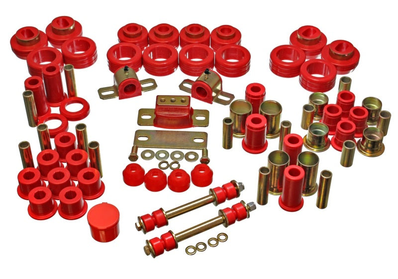ES Hyper-Flex Sets - Red - Energy Suspension 82-04 Chevy Blazer & S-10/S-15 Pickup 2WD (except 97-01 SS) Red Hyper-flex Master