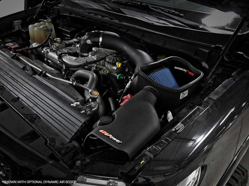 AFE Magnum FORCE Stage-2 Cold Air Intakes - aFe Magnum Force Stage-2 Pro 5R Cold Air Intake System 16-19 Nissan Titan XD V8-5.0L (td)