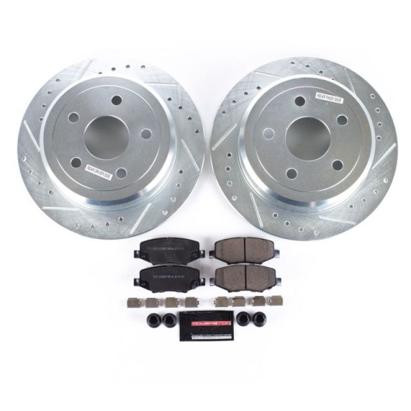 PSB Z23 Evolution Kit - Power Stop 07-17 Jeep Wrangler Rear Z23 Evolution Sport Brake Kit