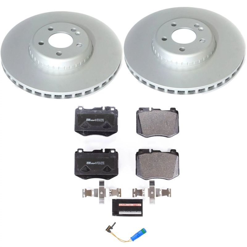 PSB Euro-Stop Kit - Power Stop 2017 Mercedes-Benz E300 Front Euro-Stop Brake Kit