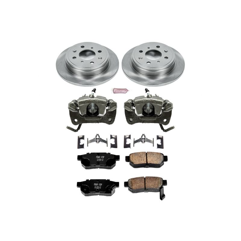 PSB Autospecialty Kit w/Cals - Power Stop 90-01 Acura Integra Rear Autospecialty Brake Kit w/Calipers