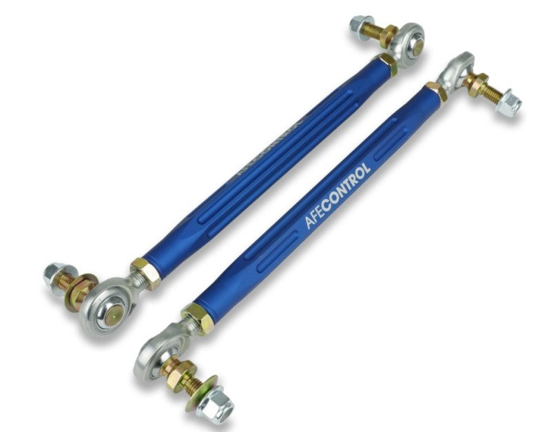AFE Sway Bar End Links - aFe Control 15-21 BMW M2 Adjustable Front End Links