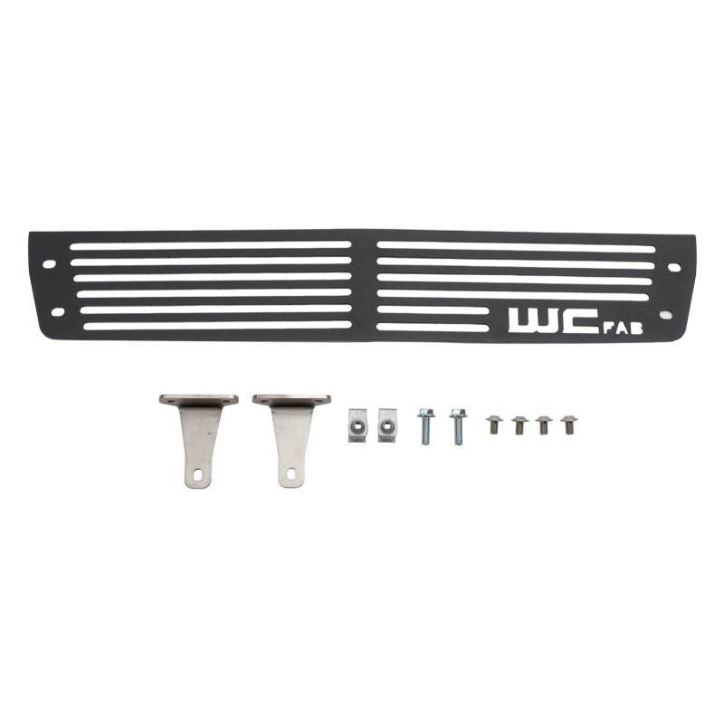 WCF Bumper Grilles - Wehrli 15-19 GMC Sierra 6.6L LML/L5P Duramax Bumper Grille - Gloss Black