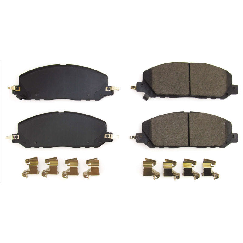 PSB Z17 Evolution Brake Pads - Power Stop 20-21 Ford Explorer Front Z17 Evolution Ceramic Brake Pads w/Hardware