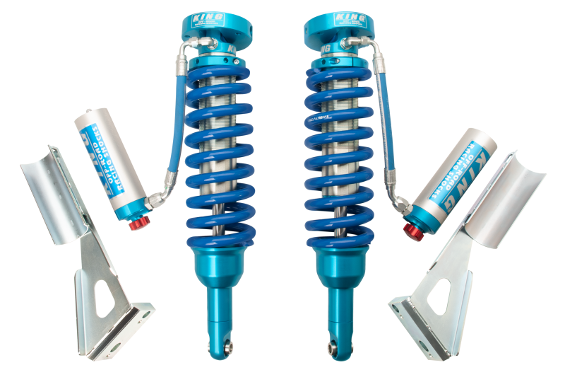KIN 2.5 Coilovers - King Shocks 03-09 Toyota Land Cruiser 120 Front 2.5 Dia Remote Res Coilover w/Adjuster (Pair)