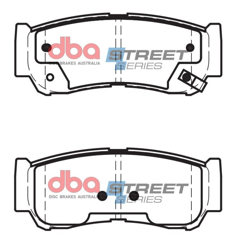 DBA Street Series Brake Pads - DBA 07-09 Hyundai Santa Fe Rear Street Series Brake Pads