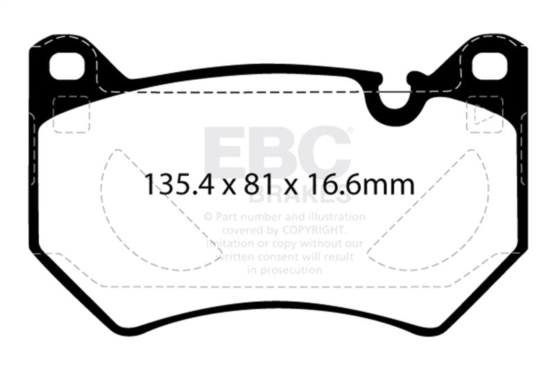 EBC Ultimax2 Brake Pad Sets - EBC 2018+ Audi Q5 FY 2.0T Ultimax Front Brake Pads
