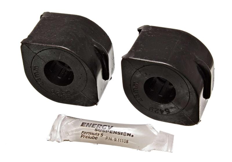 ES Sway Bar Bushings - Black - Energy Suspension 97-04 Chevy Corvette Black 23mm Front Sway Bar Frame Bushing Set