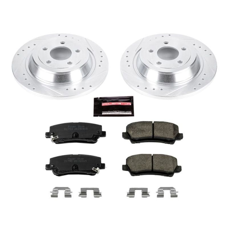 PSB Z23 Evolution Kit - Power Stop 15-19 Ford Mustang Rear Z23 Evolution Sport Brake Kit