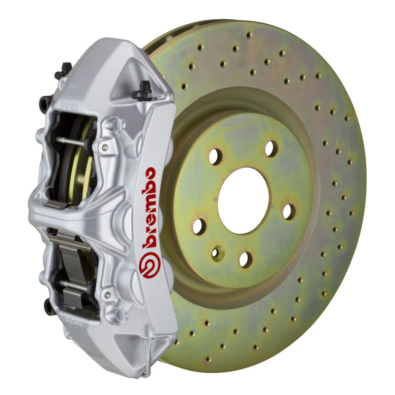 BRB Big Brake Kits - Brembo 05-14 Mustang GT Excl non-ABS Equipped Fr GT BBK 6Pist Cast 355x32 1pc Rtr Slot Type1-Black