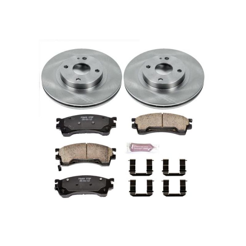 PSB Autospecialty Kit - Power Stop 99-00 Mazda Protege Front Autospecialty Brake Kit