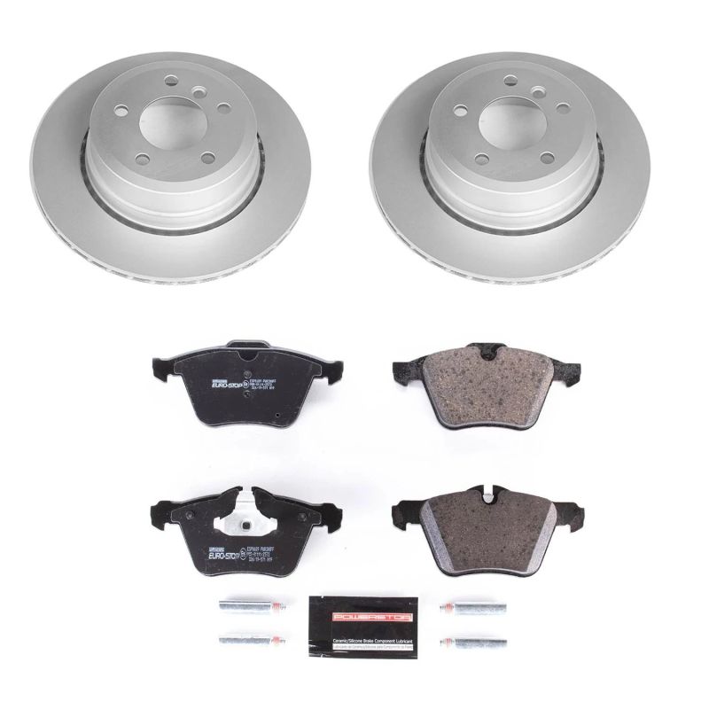 PSB Euro-Stop Kit - Power Stop 07-08 Jaguar S-Type Front Euro-Stop Brake Kit