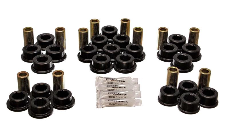 ES Cntrl Arm Bushings - Black - Energy Suspension 87-92 Toyota Supra Black Rear Control Arm Bushing Set