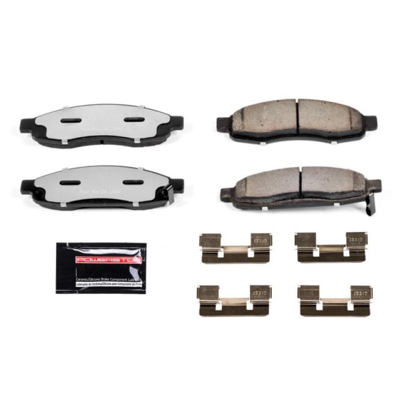 PSB Z36 Truck & Tow Brake Pads - Power Stop 05-06 Infiniti QX56 Front Z36 Truck & Tow Brake Pads w/Hardware
