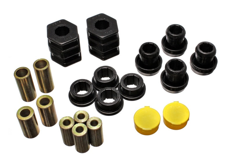 ES Cntrl Arm Bushings - Black - Energy Suspension 96-00 Honda Civic/CRX Black Front Control Arm Bushing Set