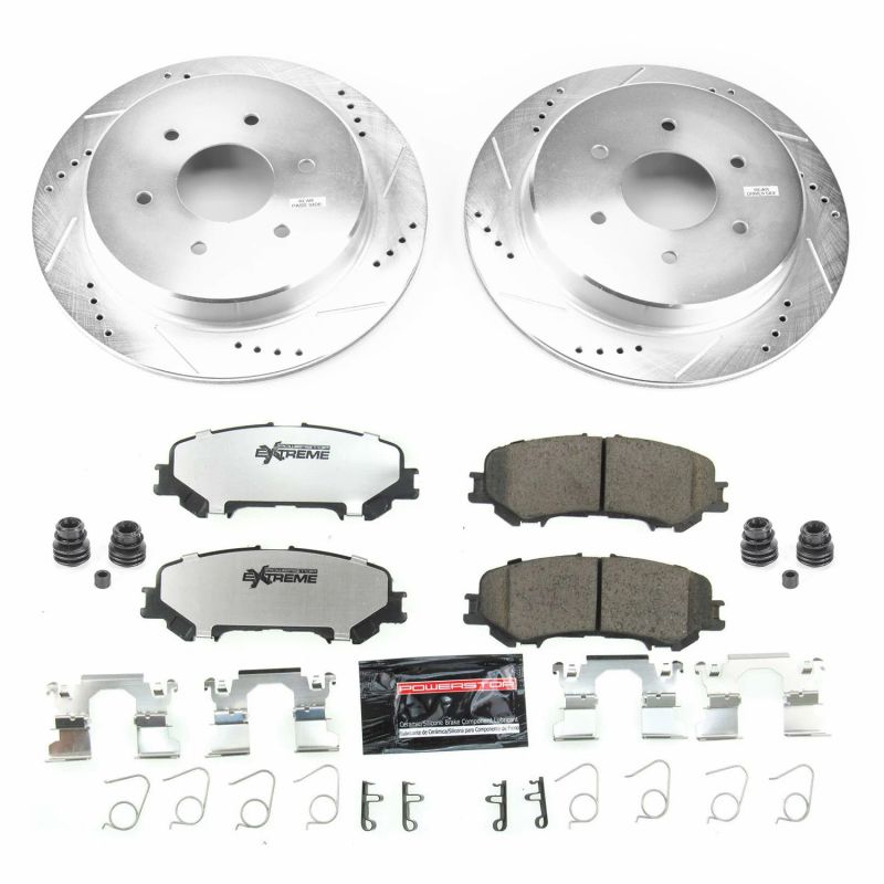 PSB Z36 Truck & Tow Kit - Power Stop 17-19 Nissan Titan Rear Z36 Truck & Tow Brake Kit