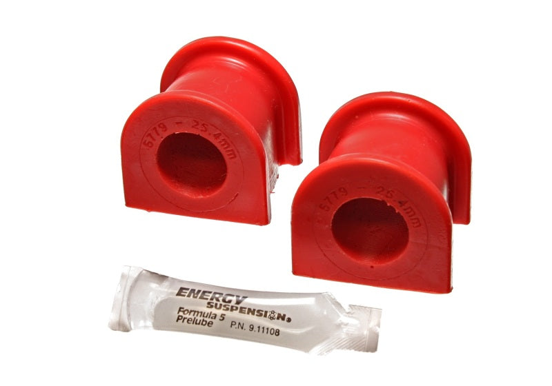 ES Sway Bar Bushings - Red - Energy Suspension 04-05 Acura TSX Red 25.4mm/1in Front Sway Bar Bushing Set