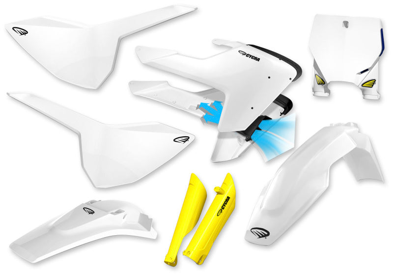 CYC Body Kit - Cycra 16-18 Husqvarna FC/FX/TC/TX Powerflow Body Kit - OEM