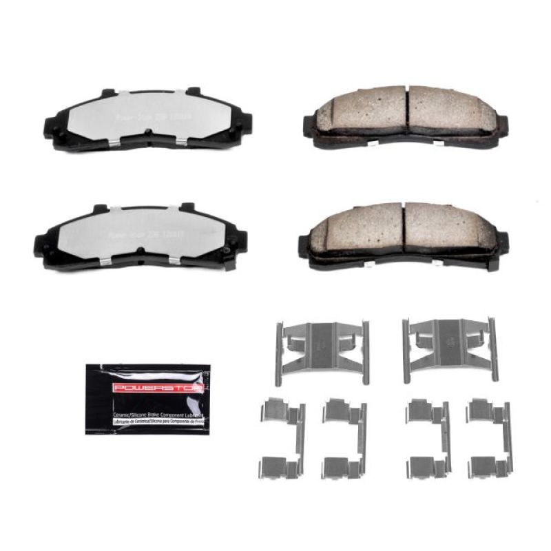 PSB Z36 Truck & Tow Brake Pads - Power Stop 95-01 Ford Explorer Front Z36 Truck & Tow Brake Pads w/Hardware
