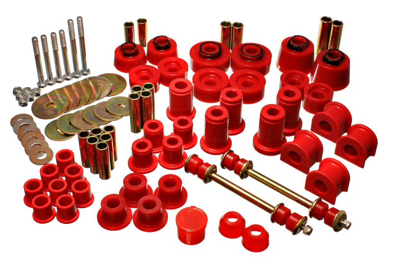 ES Hyper-Flex Sets - Red - Energy Suspension Hyper-Flex Master Set - Red