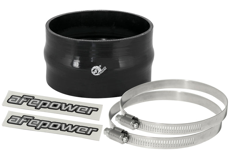 AFE Elbow Reducing Couplers - aFe Magnum FORCE Silicone Replacement Coupling Kit 5in ID x 3in Length Straight Coupler w/ Hump