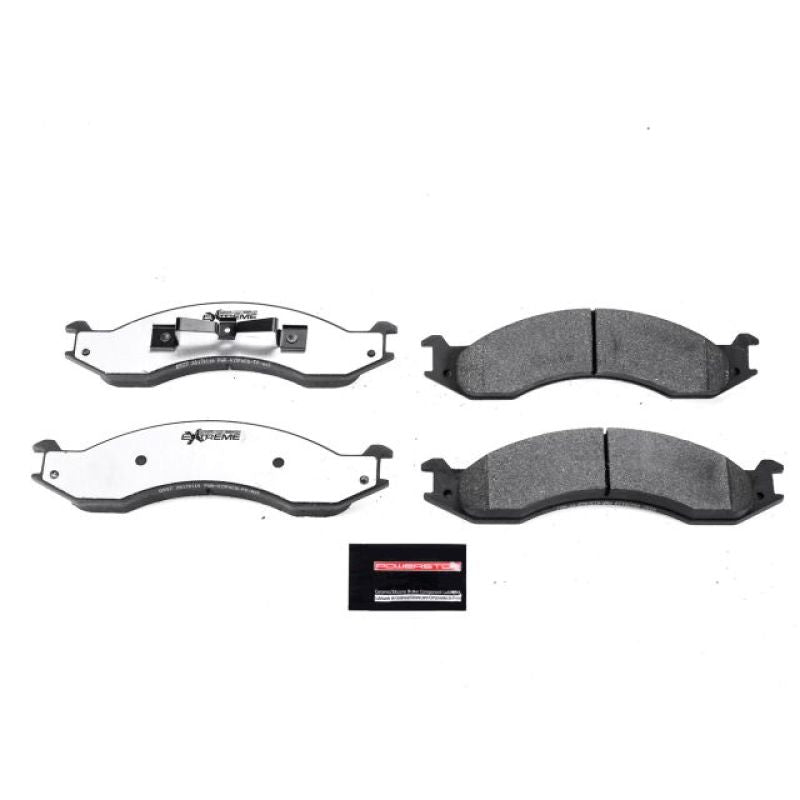 PSB Z36 Truck & Tow Brake Pads - Power Stop 92-94 Ford E-250 Front Z36 Truck & Tow Brake Pads w/Hardware