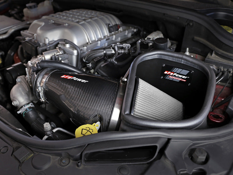 AFE Track Series Intake - aFe Track Series Carbon Fiber Pro Dry S AIS - 19-20 Jeep Grand Cherokee Trackhawk 6.2L