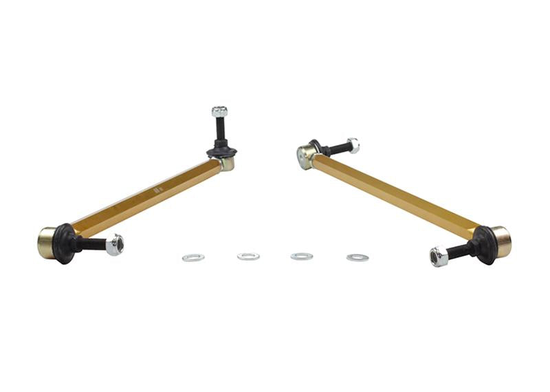 WL Sway Bar Links - Whiteline 10+ Chevy Camaro FR Coupe Front Sway Bar - Link Assy H/D Adj Steel Ball (380mm C to C)